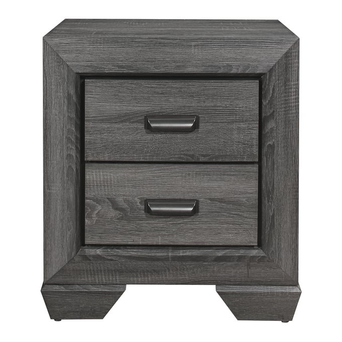 Home Elegance Beechnut Natural Gray Night Stand HE-1904GY-4