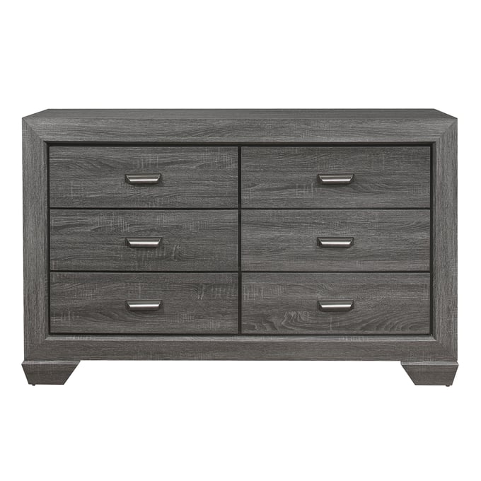 Home Elegance Beechnut Natural Gray Dresser HE-1904GY-5