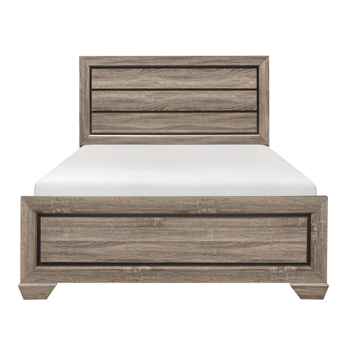 Home Elegance Beechnut Brown Natural King Bed HE-1904K-1EK