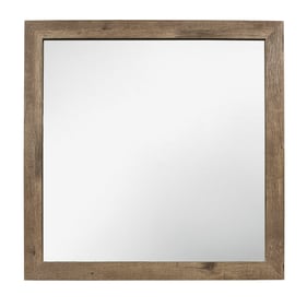 Home Elegance Mandan Natural Brown Mirror