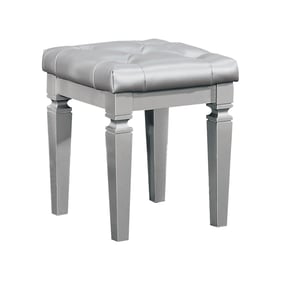 Home Elegance Allura Gold Silver Champagne Vanity Stool