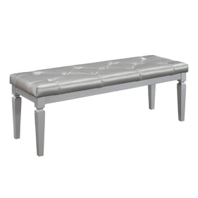 Home Elegance Allura Gold Silver Champagne Bed Bench