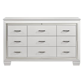 Home Elegance Allura White Dresser