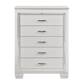 Home Elegance Allura White Chest