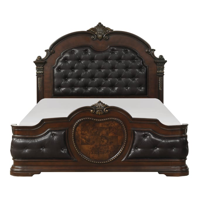 Home Elegance Antoinetta Cherry Queen Bed HE-1919-1