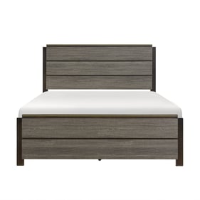 Home Elegance Vestavia Brown Gray Queen Bed