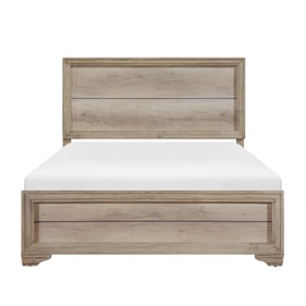 Home Elegance Lonan Natural Queen Bed