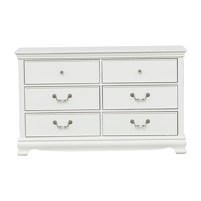 Home Elegance Lucida White Dresser HE-2039W-5