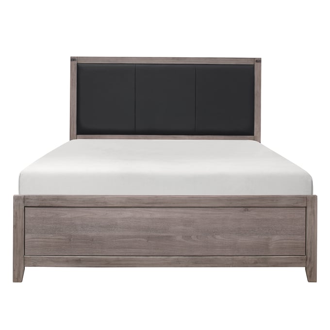 Home Elegance Woodrow Gray Queen Bed HE-2042-1