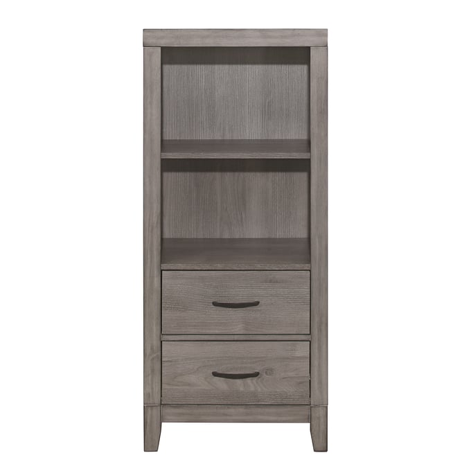 Home Elegance Woodrow Gray Pier Tower Nightstand HE-2042NB-10