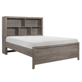 Home Elegance Woodrow 2pc Bedroom Set with Queen Bed and Pier Nightstand