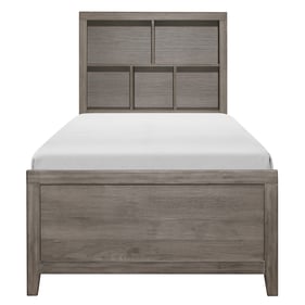 Home Elegance Woodrow Gray Twin Platform Bed