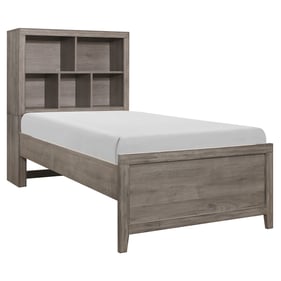 Home Elegance Woodrow 2pc Bedroom Set with Twin Bed and Pier Nightstand