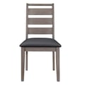 Side Chair, Black PU