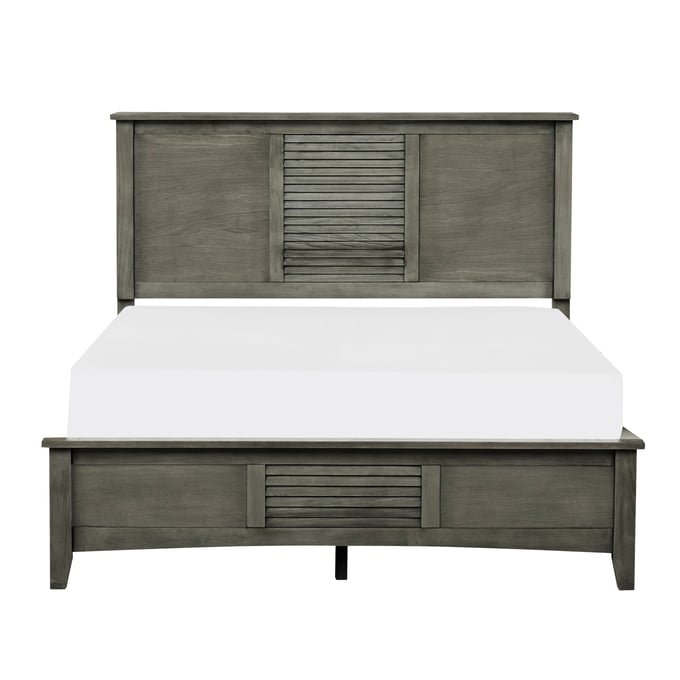 Home Elegance Garcia Gray Queen Bed HE-2046-1