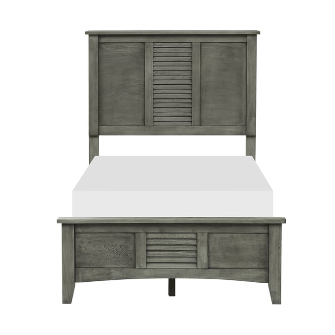 Home Elegance Garcia Gray Twin Bed HE-2046T-1