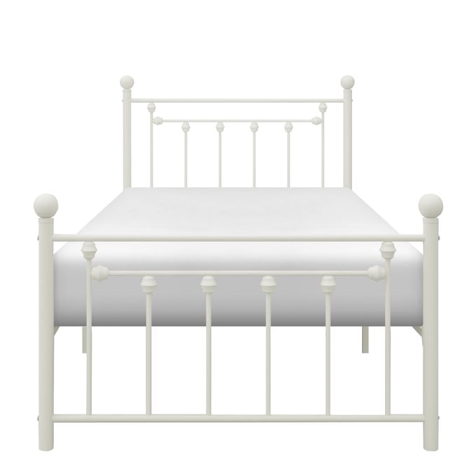 Home Elegance Lia White Twin Platform Bed HE-2048TW-1