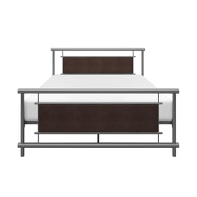 Home Elegance Gavino Brown Gray Full Platform Bed