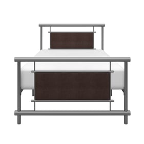 Home Elegance Gavino Brown Gray Twin Platform Bed