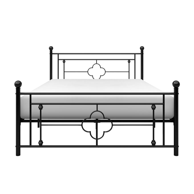 Home Elegance Morris Black Metal Full Platform Bed HE-2051FBK-1