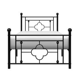 Home Elegance Morris Black Metal Twin Platform Bed