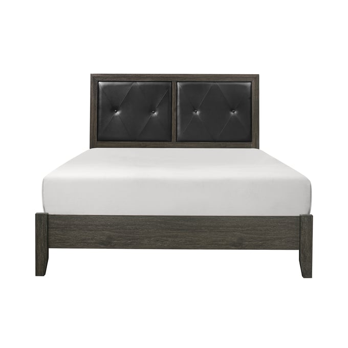 Home Elegance Edina Brown Gray Full Bed HE-2145FNP-1