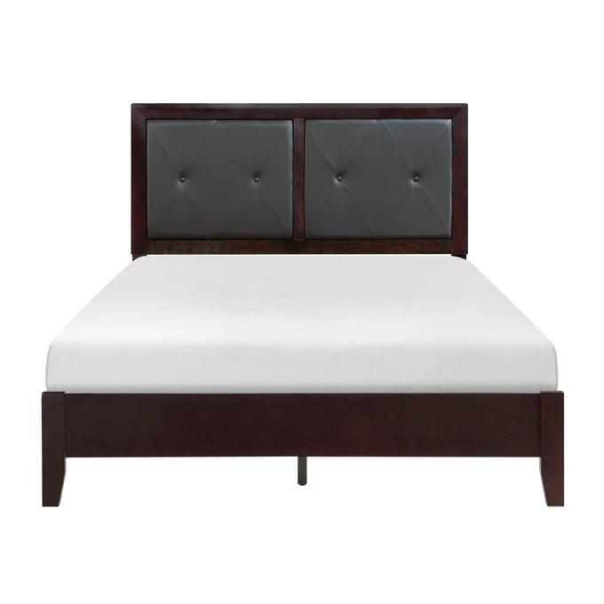 Home Elegance Edina Cherry Espresso King Bed HE-2145K-1EK