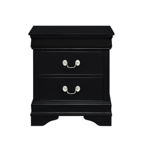 Home Elegance Mayville Black Night Stand