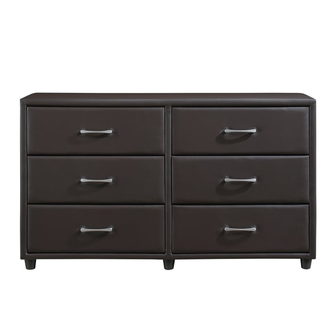 Home Elegance Lorenzi Brown Dresser HE-2220DBR-5