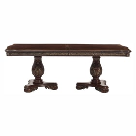 Home Elegance Deryn Park Metallic Cherry Dining Table