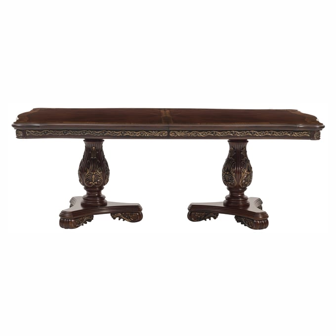 Home Elegance Deryn Park Metallic Cherry Dining Table HE-2243-114