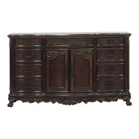 Home Elegance Deryn Park Cherry Metallic Dresser