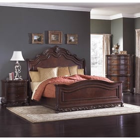 Home Elegance Deryn Park 2pc Bedroom Set with King Sleigh Bed