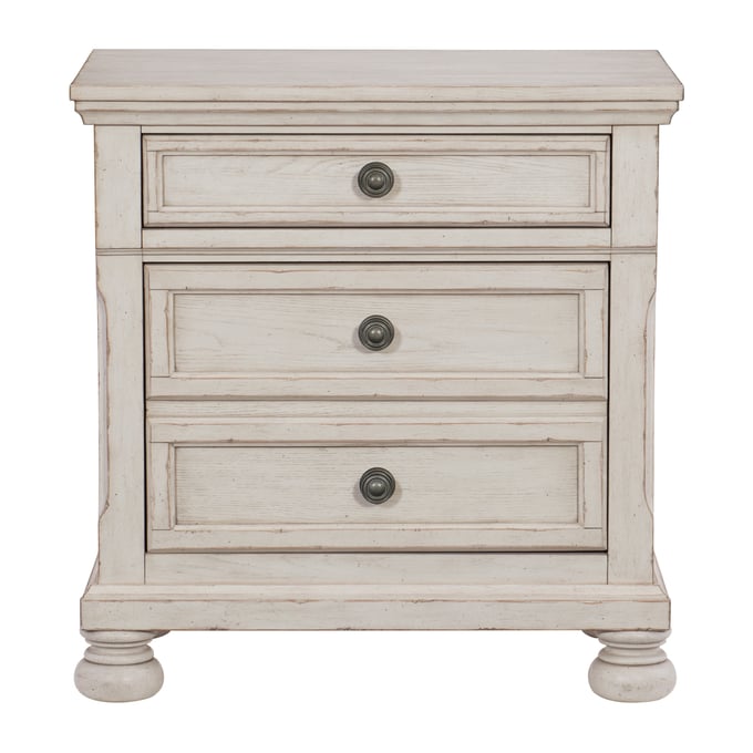 Home Elegance Bethel White Night Stand HE-2259W-4