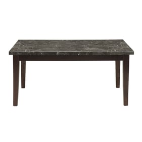 Home Elegance Decatur Gray Brown Espresso Dining Table