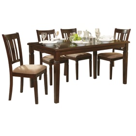 Home Elegance Devlin Espresso 5pc Dining Room Set