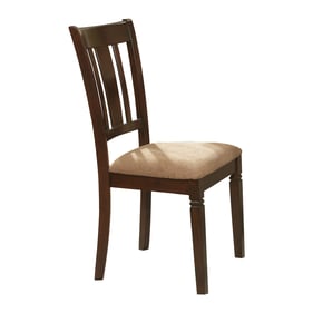 2 Home Elegance Devlin Espresso Side Chairs