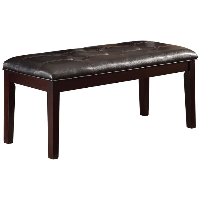 Home Elegance Teague Brown Espresso Bench HE-2544-13