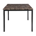 Counter Height Table, Faux Marble Top