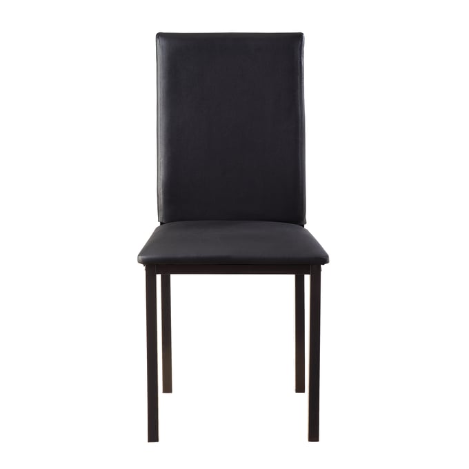 4 Home Elegance Tempe Black Side Chairs HE-2601BK-S1