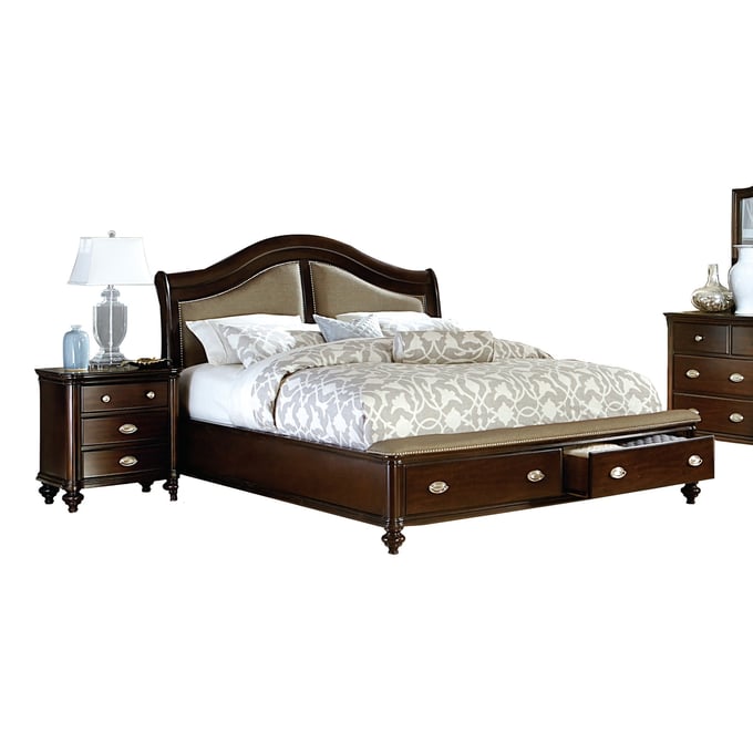 Home Elegance Marston 4pc Bedroom Set With Queen Bed HE-2615DC-BR-S3