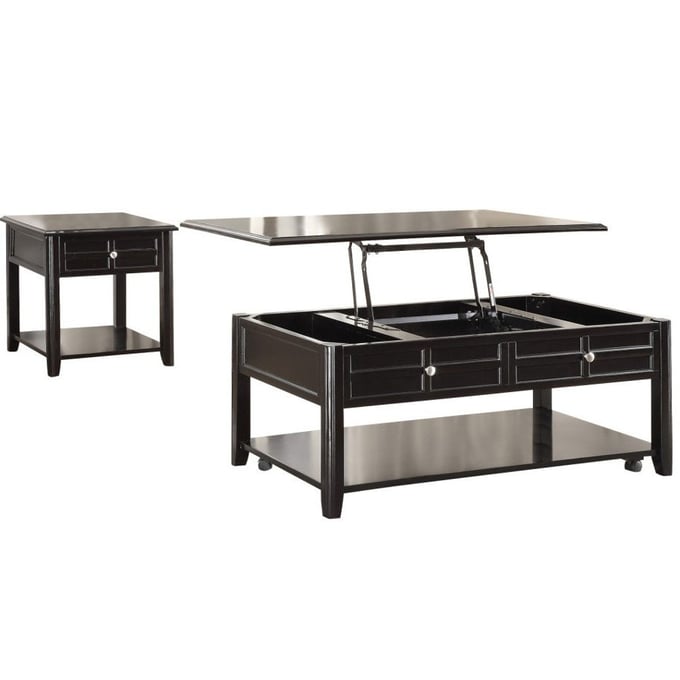 Home Elegance Carrier 3pc Coffee Table Set HE-3257RF-OCT-S1