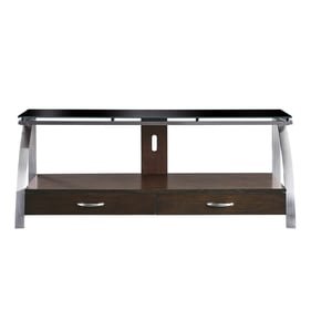 Home Elegance Tioga Gold Silver Champagne Black TV Stand