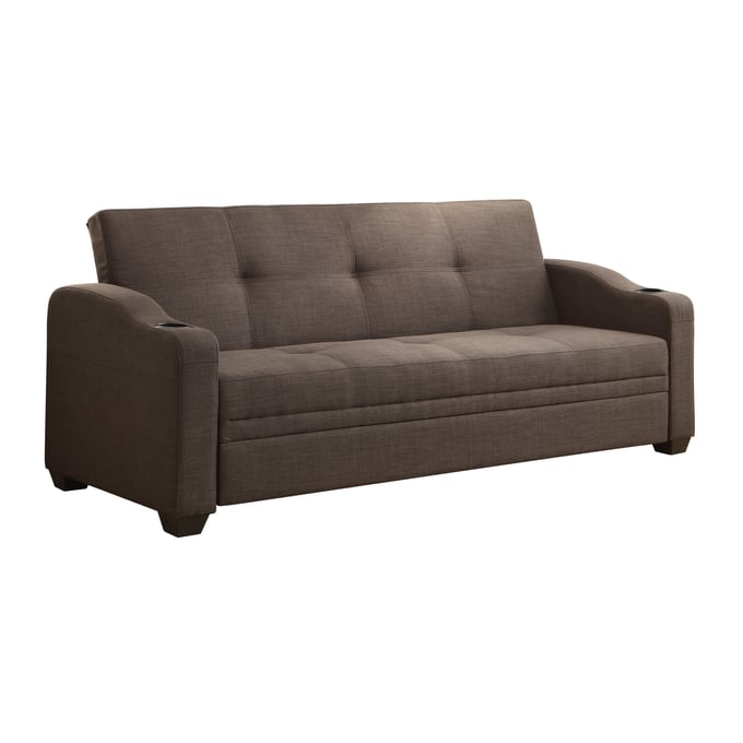 Home Elegance Caffery Brown Gray Elegant Lounger HE-4829LN