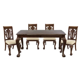 Home Elegance Norwich Cherry 5pc Dining Room Set