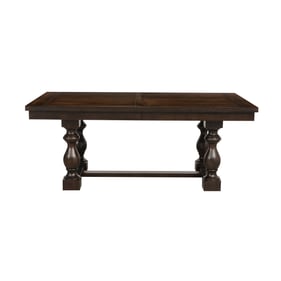 Home Elegance Yates Beige Brown Oak Dining Table