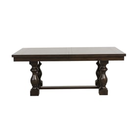 Home Elegance Reid Cherry Beige Dining Table