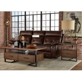 Home Elegance Sedley Walnut 3pc Coffee Table Set