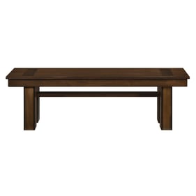 Home Elegance Sedley Brown 58 Inch Bench