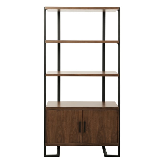 Home Elegance Sedley Brown Black Bookcase HE-5415RF-17